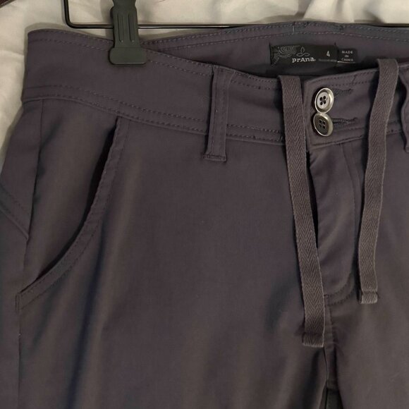 🌿 prAna Halle Pant in Dark Charcoal | Size 4 | Low Rise Straight Leg - Picture 9 of 11